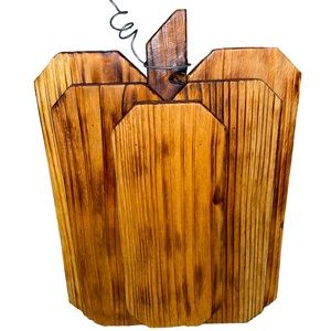 Cedar Pumpkin Decor
